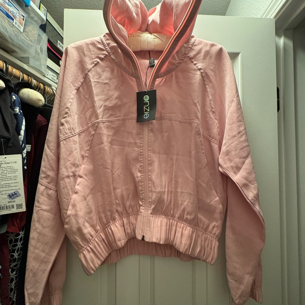 Pink Zip-Up Hoodie